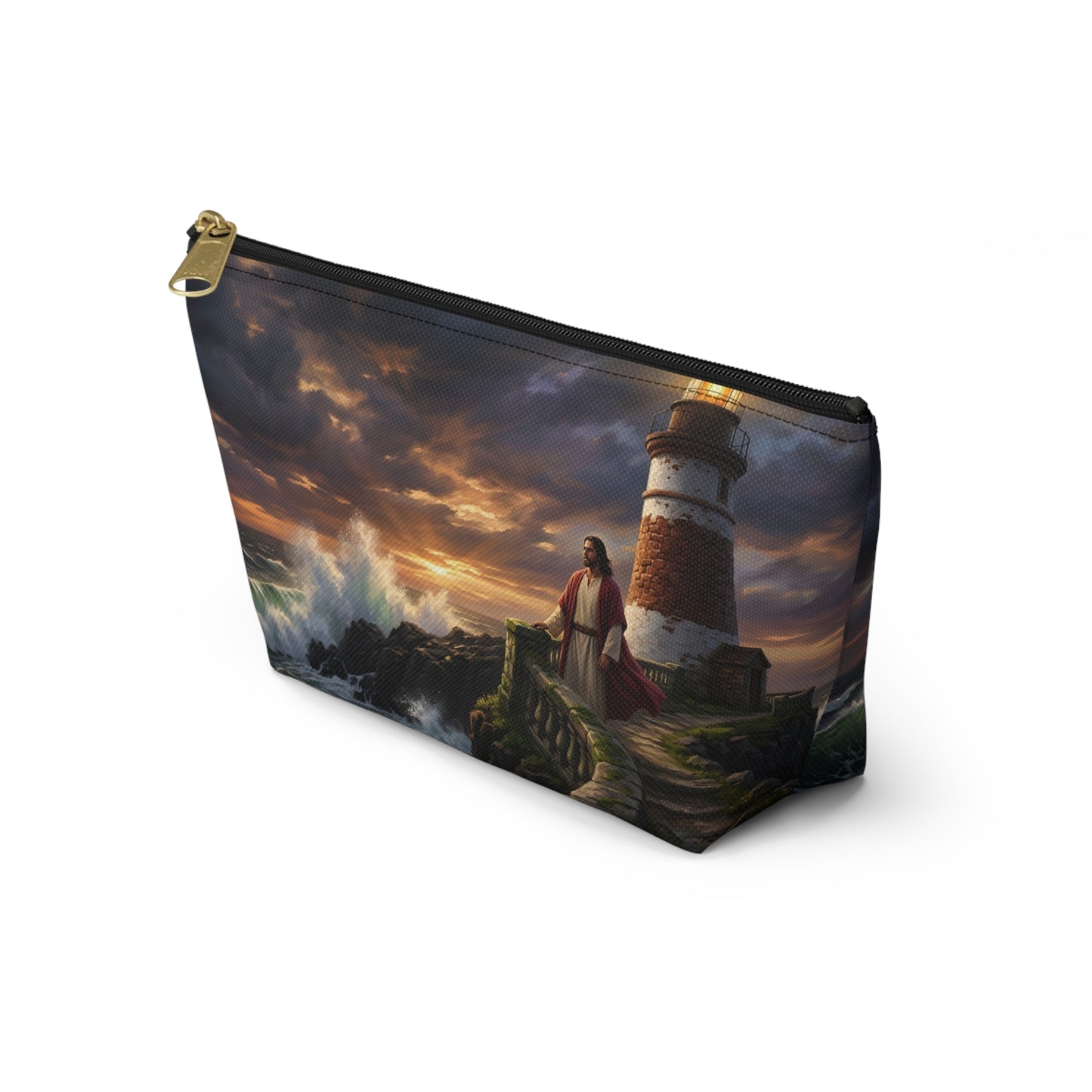 “Steadfast Hope - Lighthouse in the Storm” - Accessory Pouch