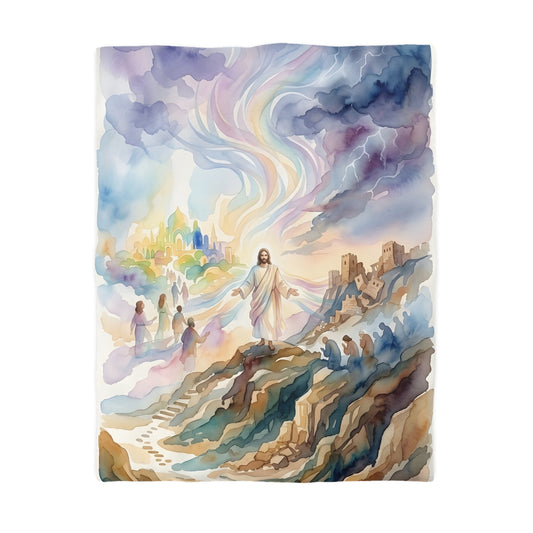 “Pride's Downfall - Obadiah's Prophecy” - Duvet Cover
