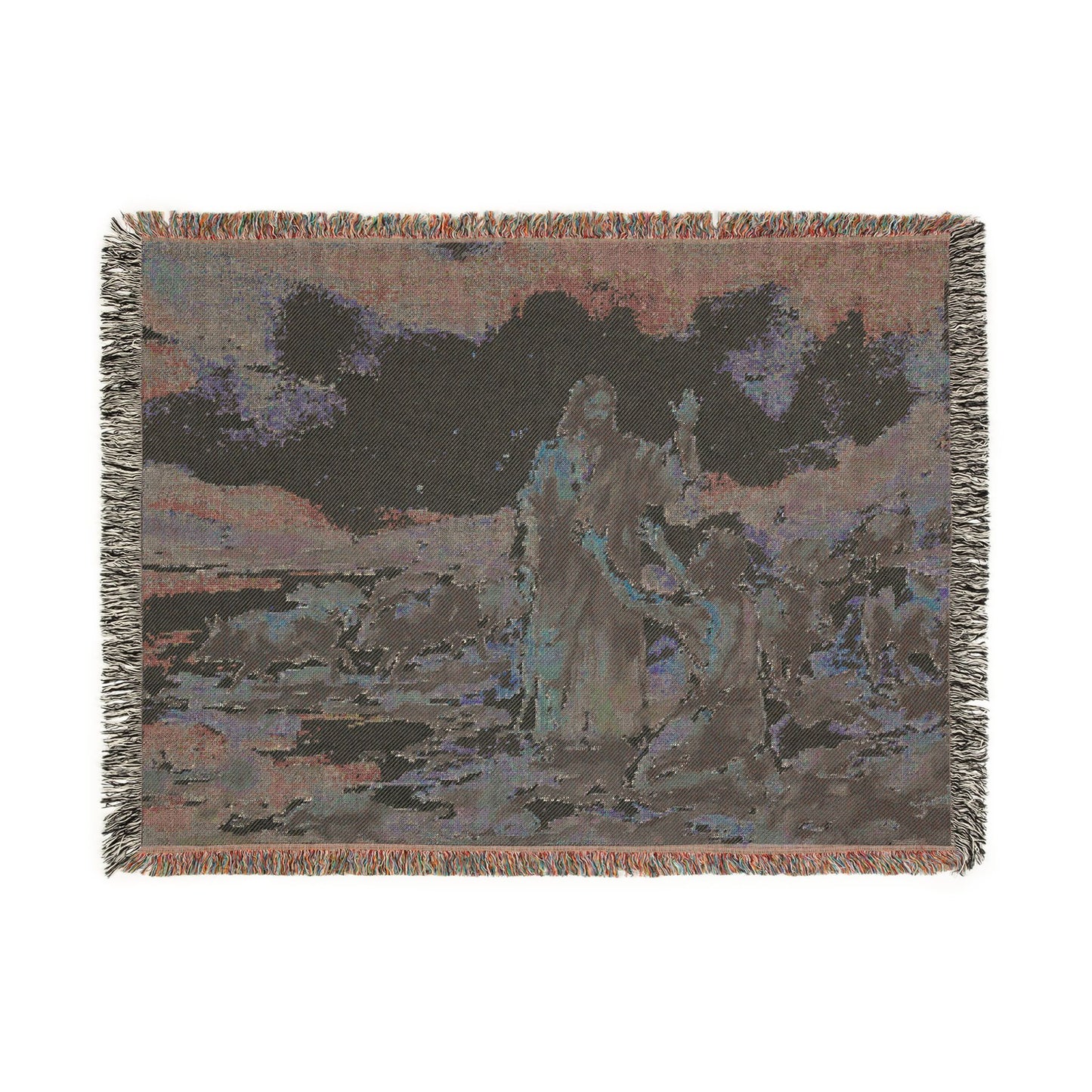“Unchained - Jesus and the Demoniac” - Woven Blanket