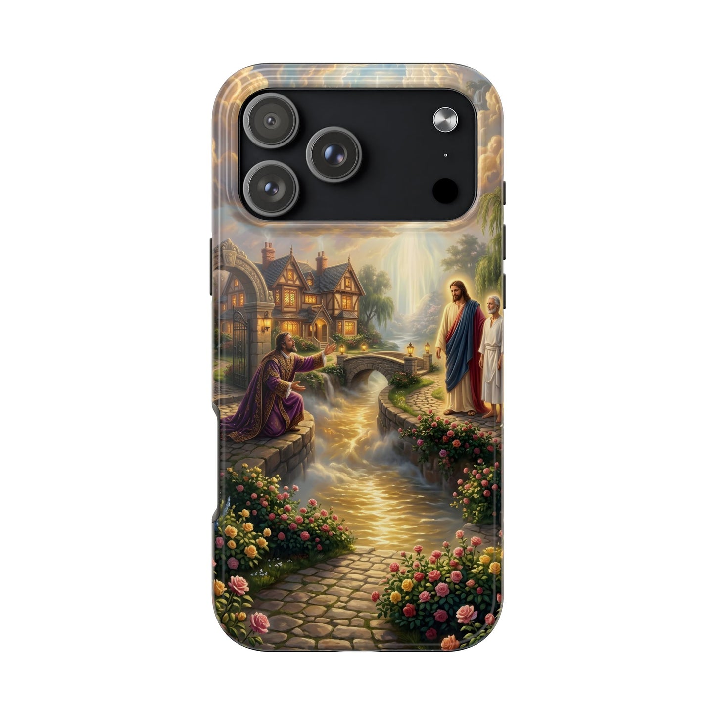 “The Great Reversal - Lazarus at the Rich Man’s Gate” - Phone Case