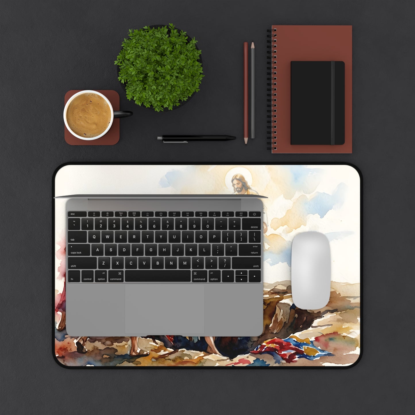“Betrayal and Providence - Joseph in the Pit” - Desk Mat