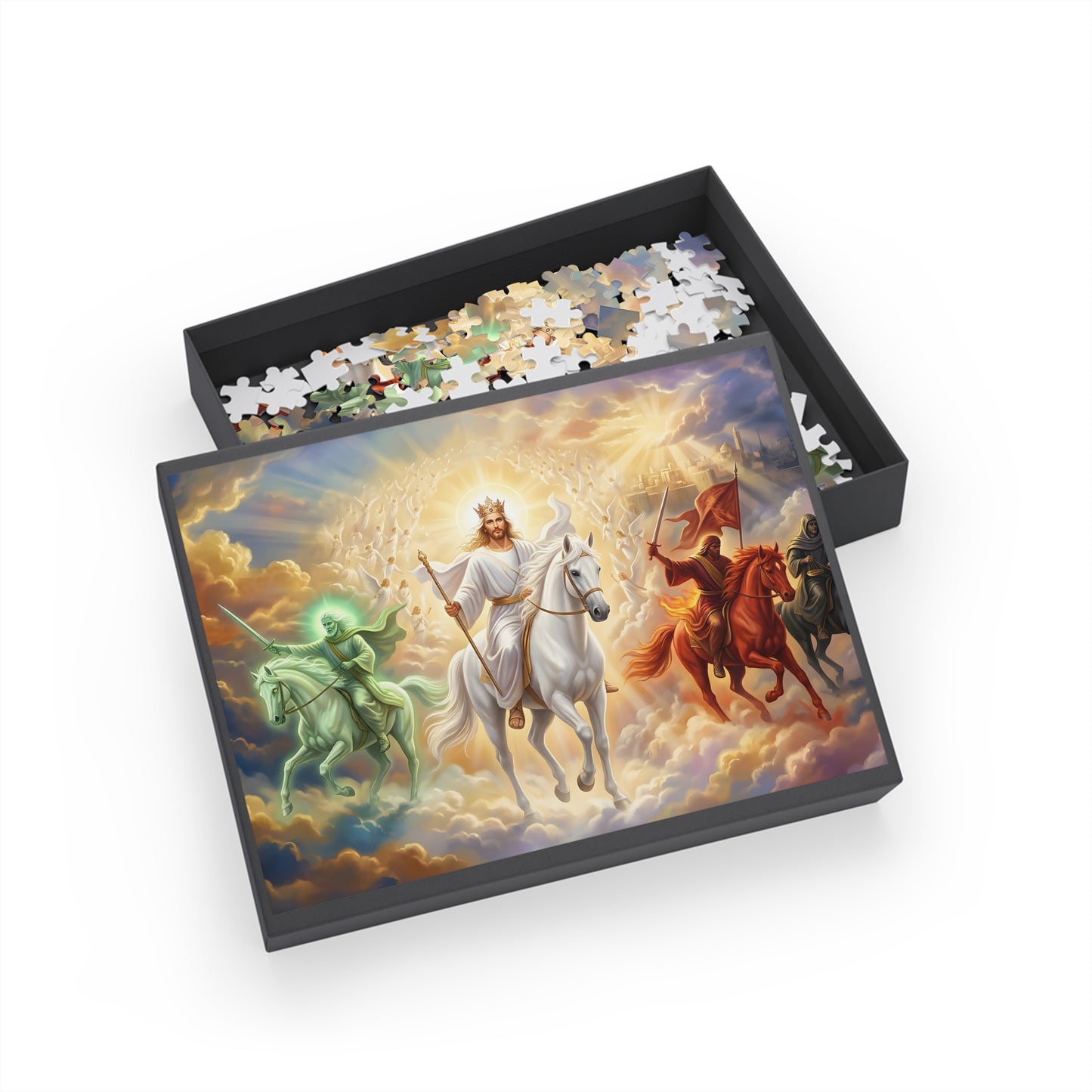 “Behold, A Pale Horse - The Four Horsemen” - Jigsaw Puzzle