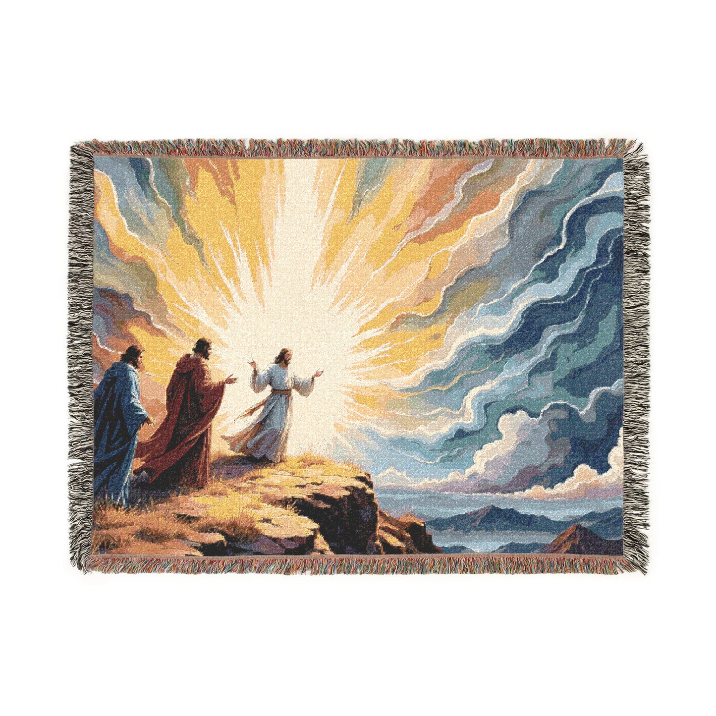 “Glorious Light - The Transfiguration of Christ” - Woven Blanket