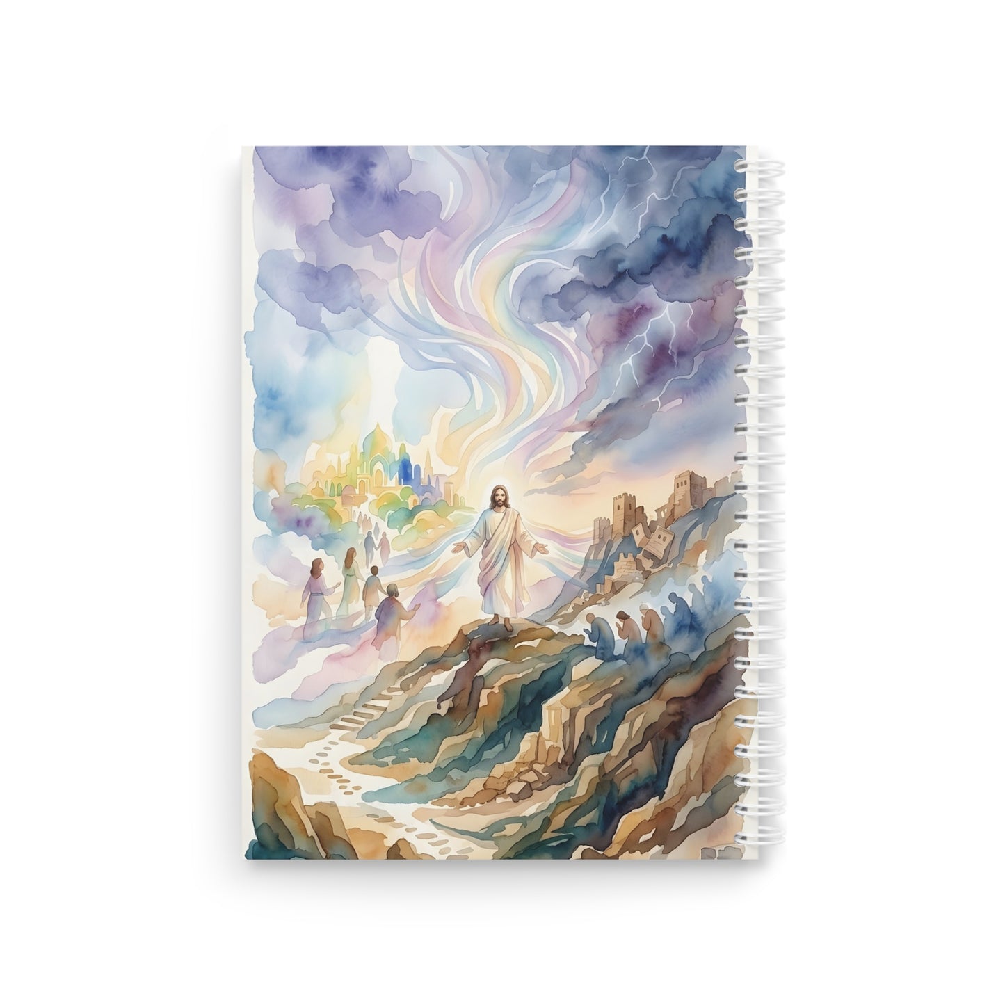“Pride's Downfall - Obadiah's Prophecy” - Spiral Notebook