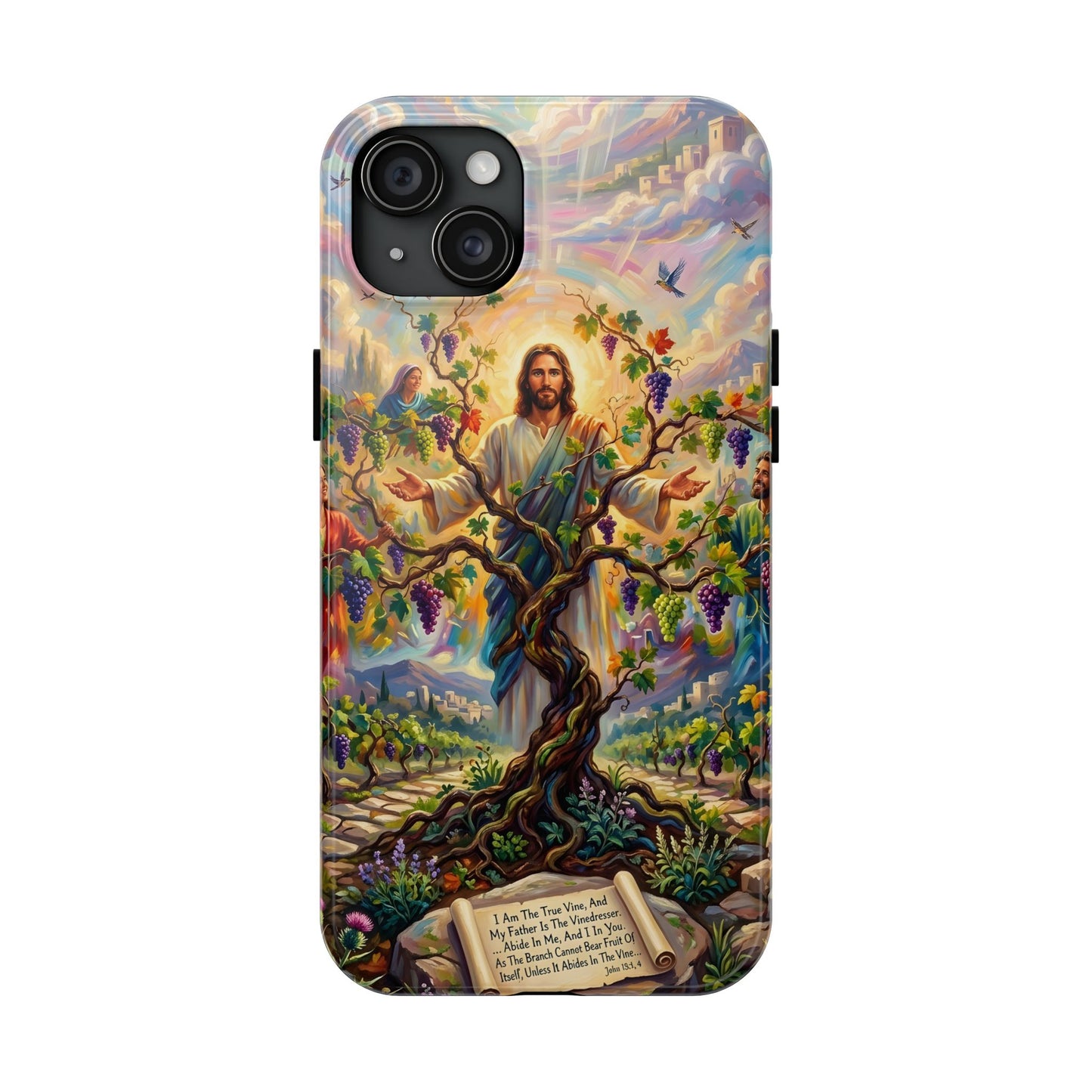 “I Am the True Vine - Abide in My Love” - Phone Case