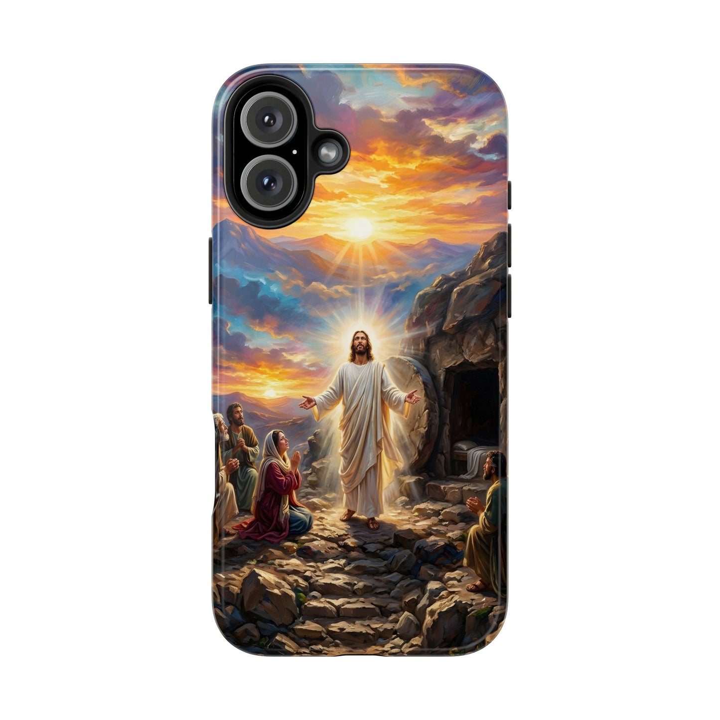 “He Is Risen - The Empty Tomb at Dawn” - Phone Case