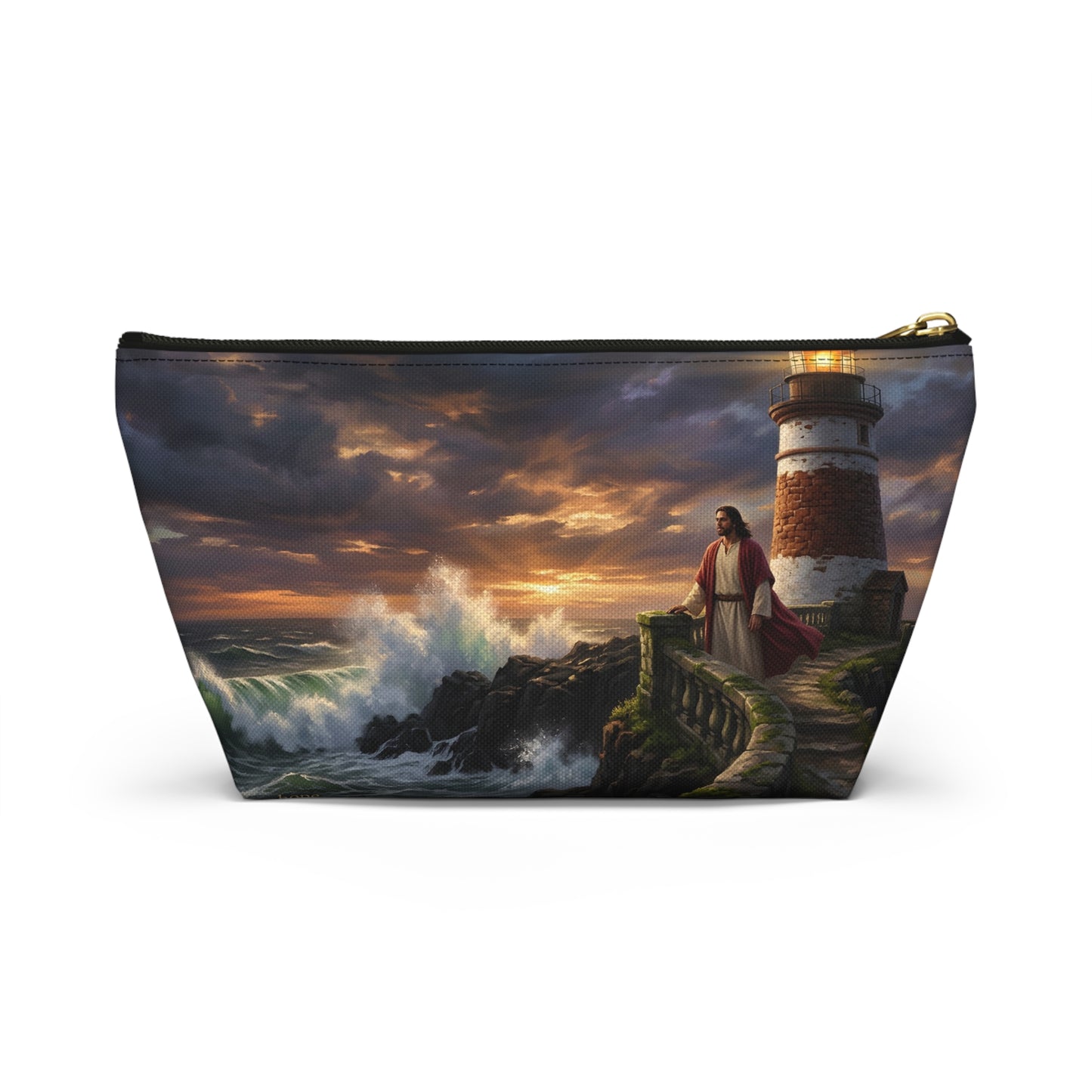 “Steadfast Hope - Lighthouse in the Storm” - Accessory Pouch