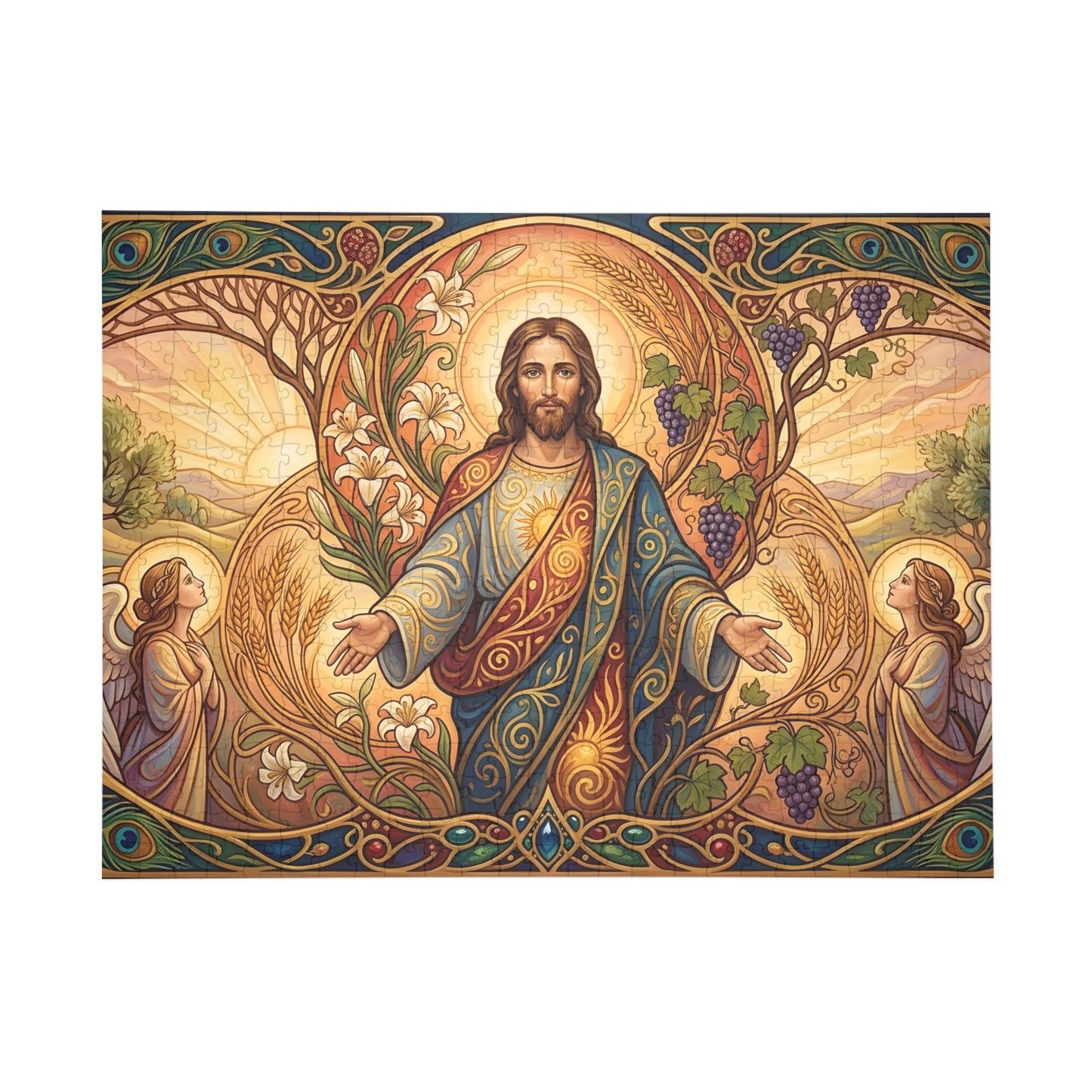 “New Mercies Every Morning - Golden Dawn of Hope” - Jigsaw Puzzle