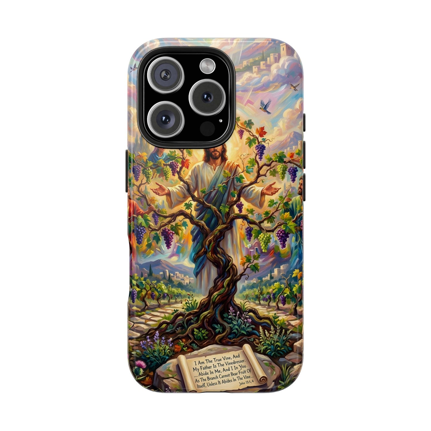 “I Am the True Vine - Abide in My Love” - Phone Case