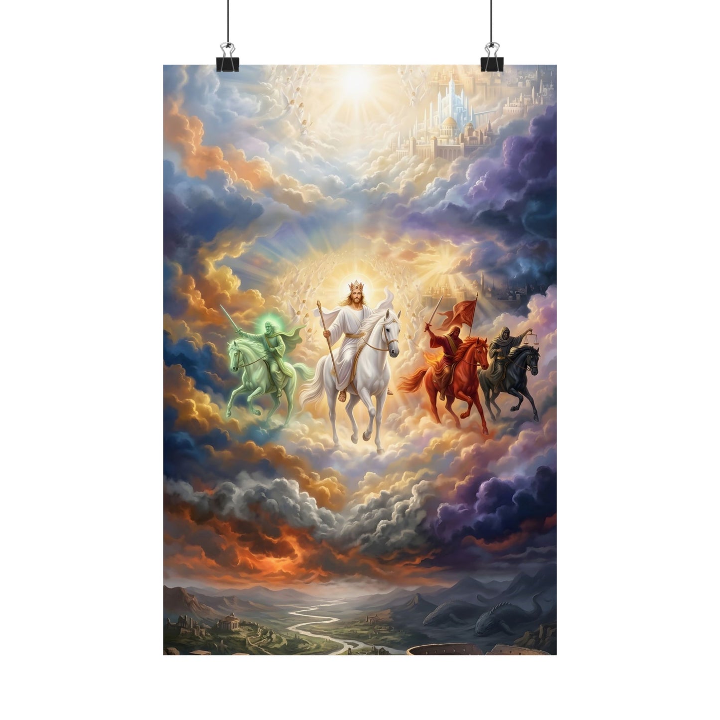 “Behold, A Pale Horse - The Four Horsemen” - Poster