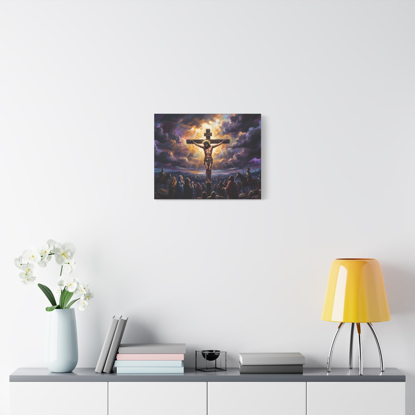 “It Is Finished - The Crucifixion at Calvary” - Canvas Art