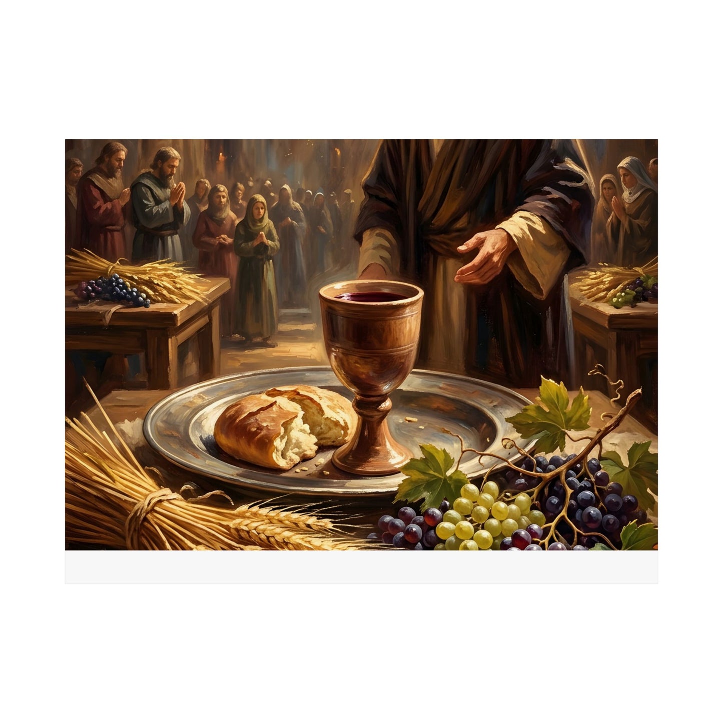 “The Harvest of Faith - Communion Still Life” - Poster