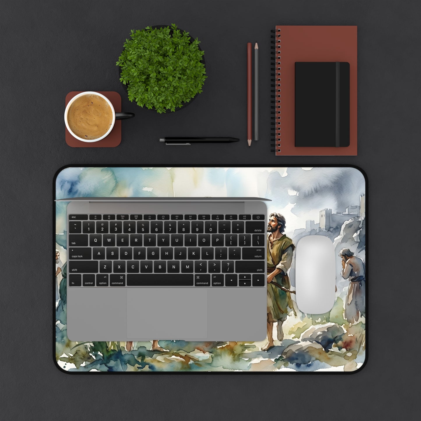 “Promised Land - The Spies Return from Canaan” - Desk Mat