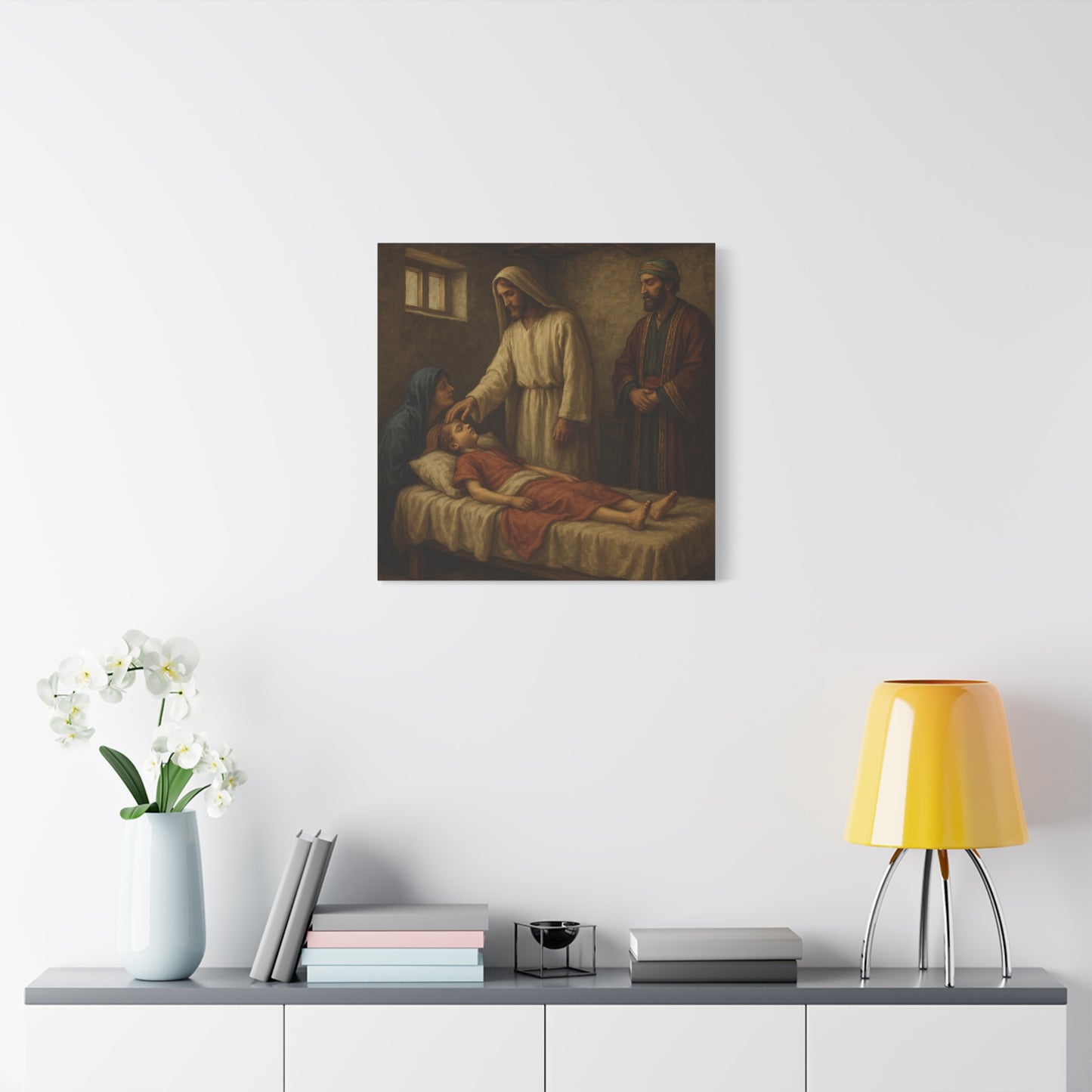 “The Healing Word – Jesus Restores the Nobleman’s Son” - Canvas Art