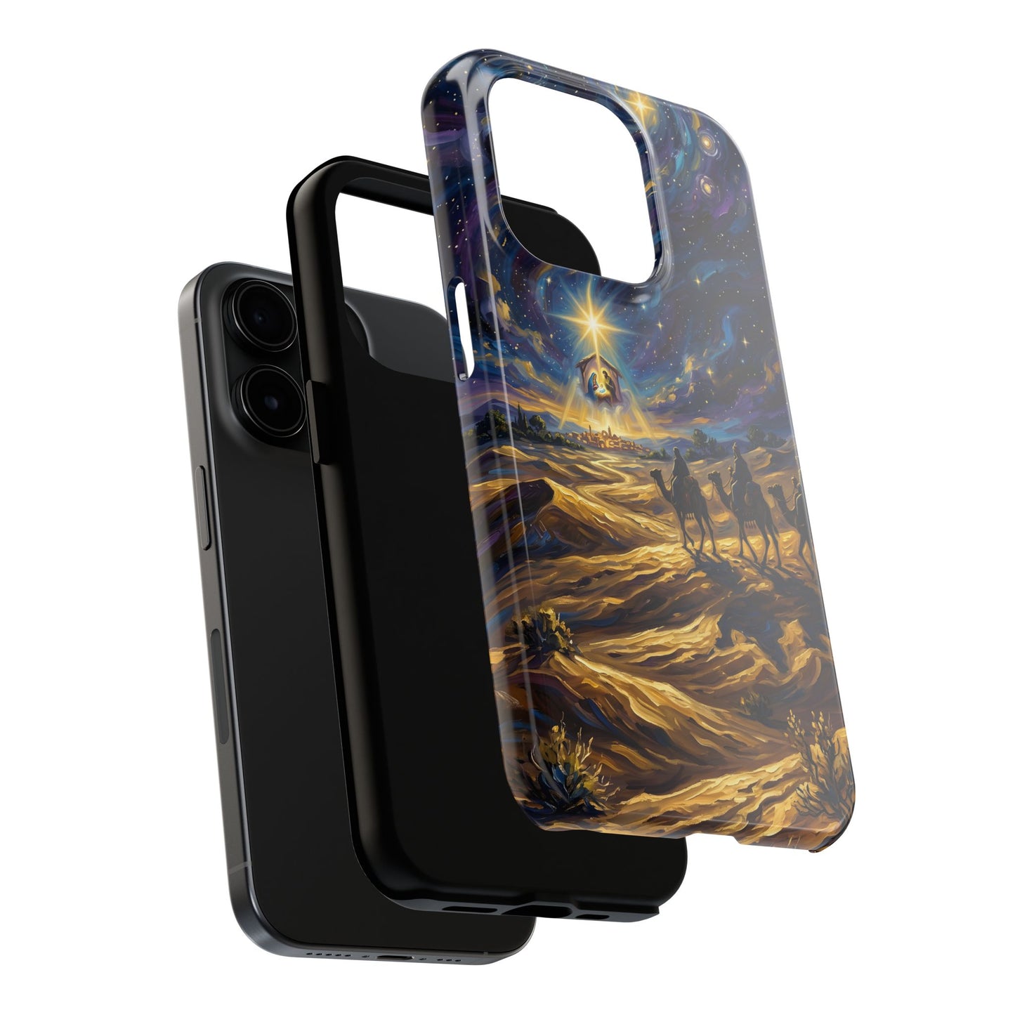 “Journey to Bethlehem - Wise Men Follow the Star” - Phone Case