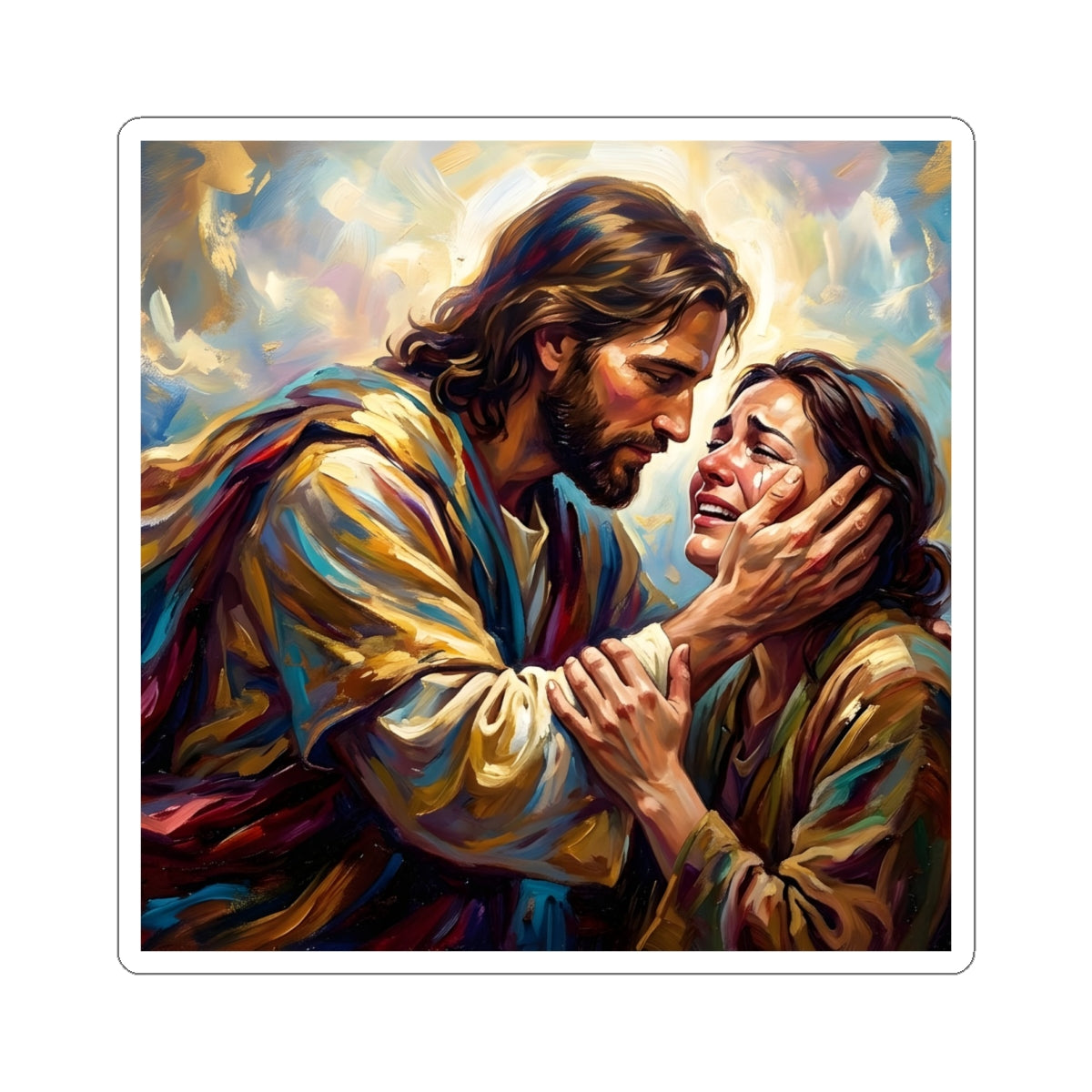 “No More Tears - God's Eternal Comfort” - Sticker