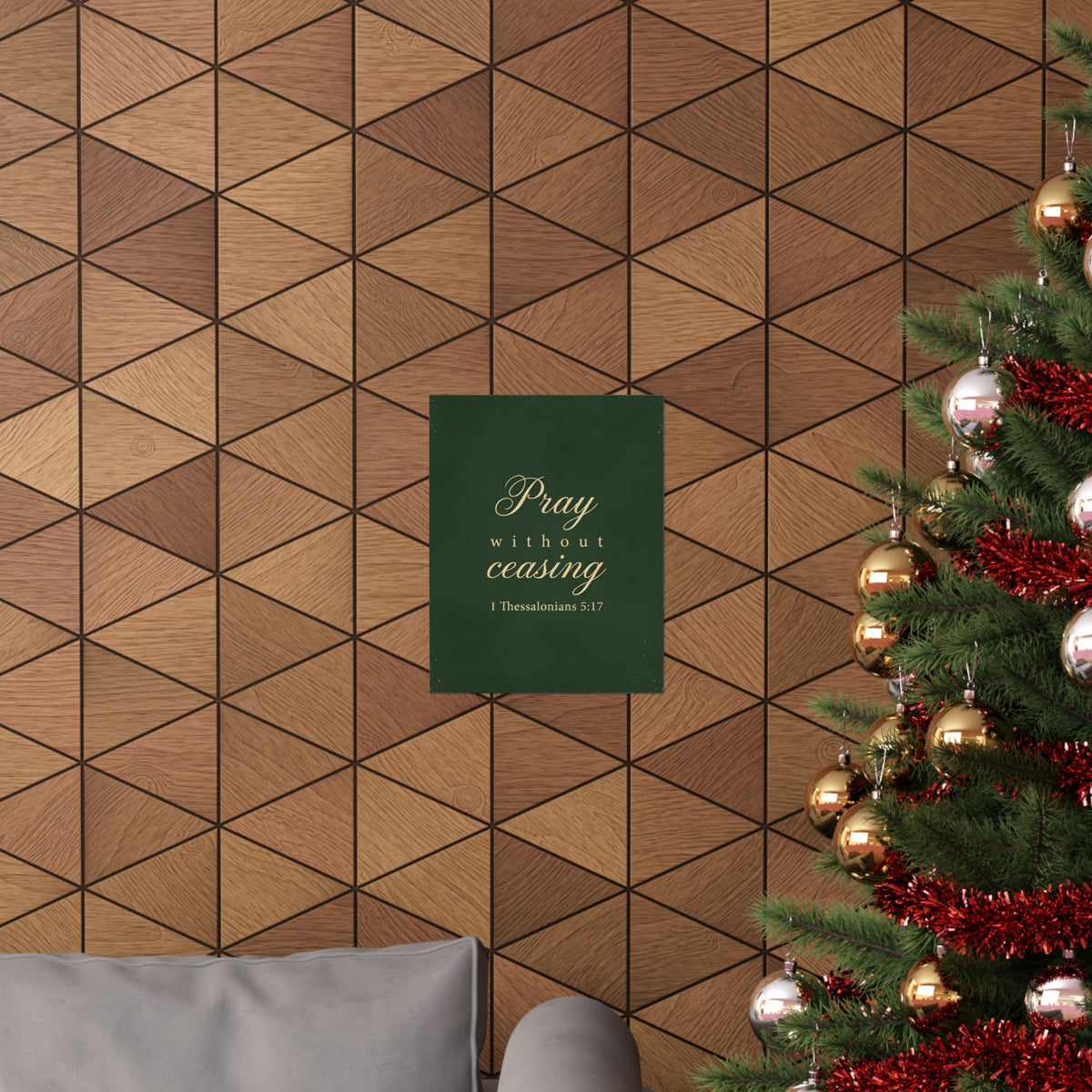 Pray Without Ceasing - 1 Thessalonians 5:17 - Poster