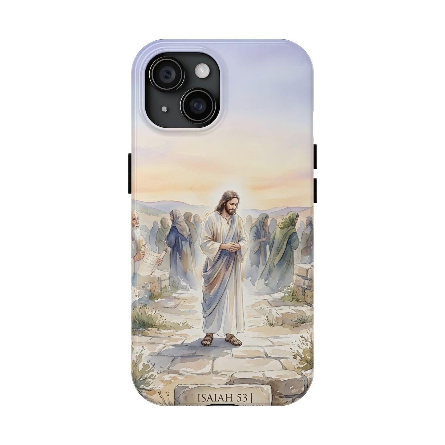 Isaiah prophesying the suffering servant - Phone Case