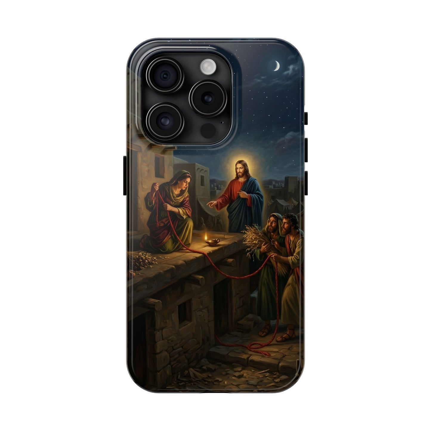 “Scarlet Cord - Rahab and the Spies” - Phone Case