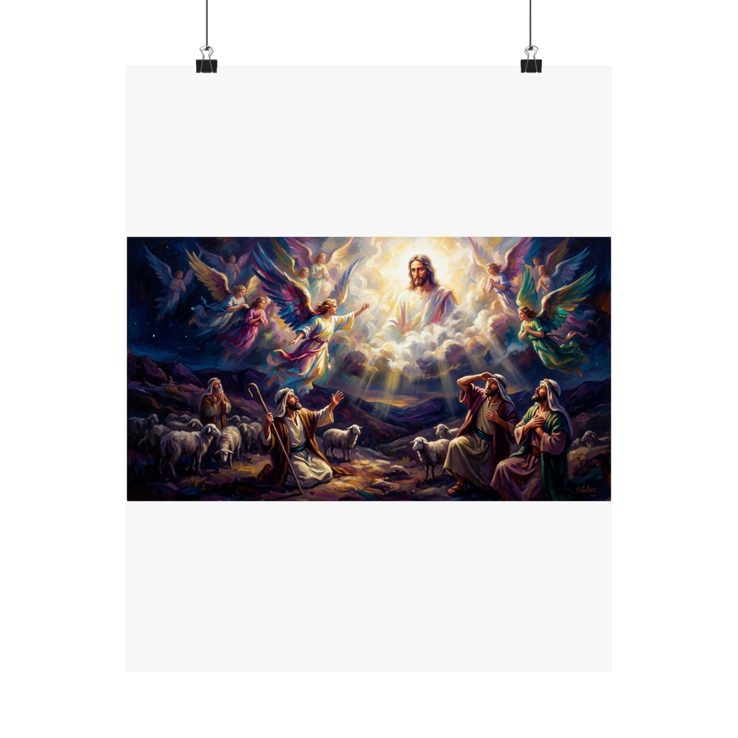 “Hark the Herald - Angels Announce the Savior” - Poster