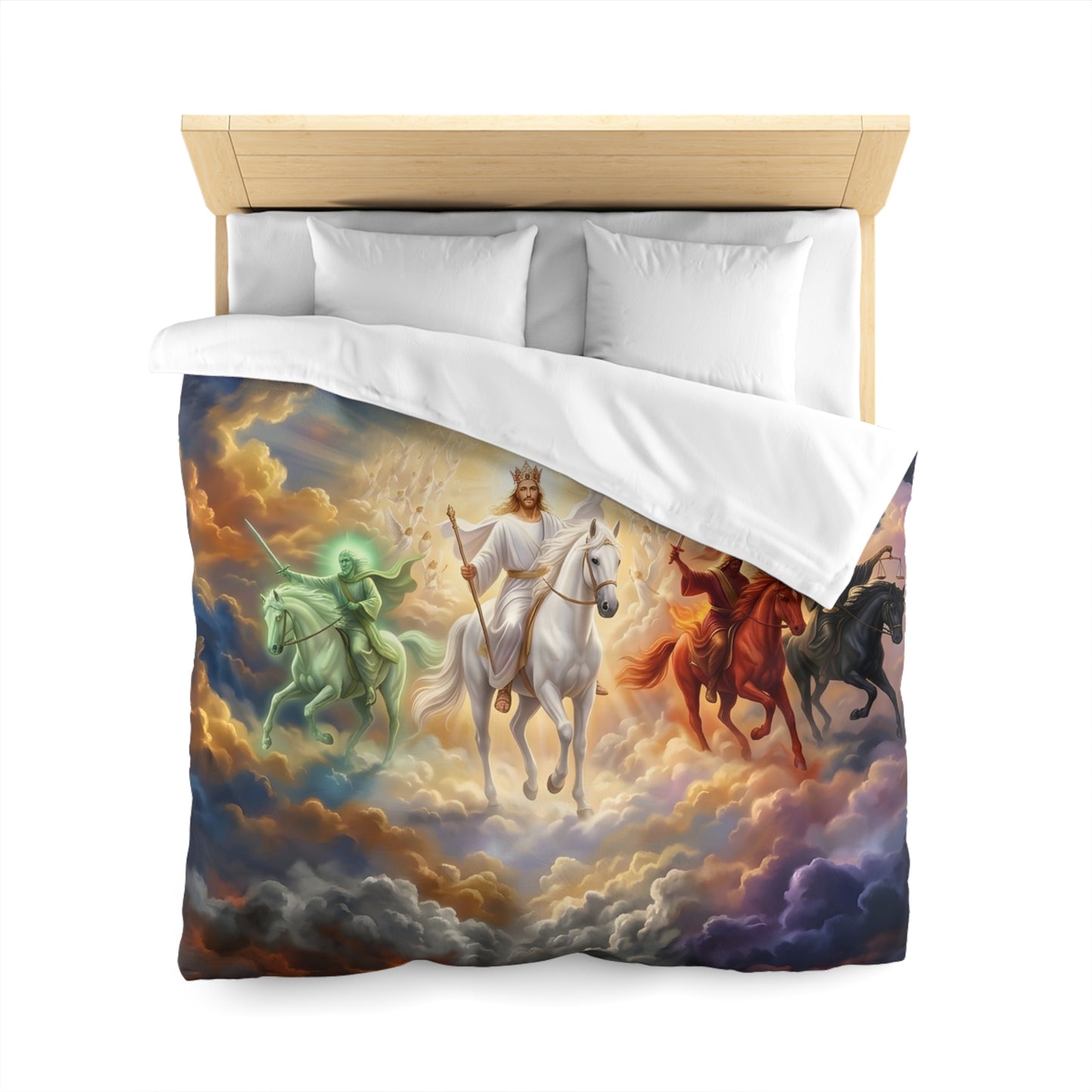 “Behold, A Pale Horse - The Four Horsemen” - Duvet Cover