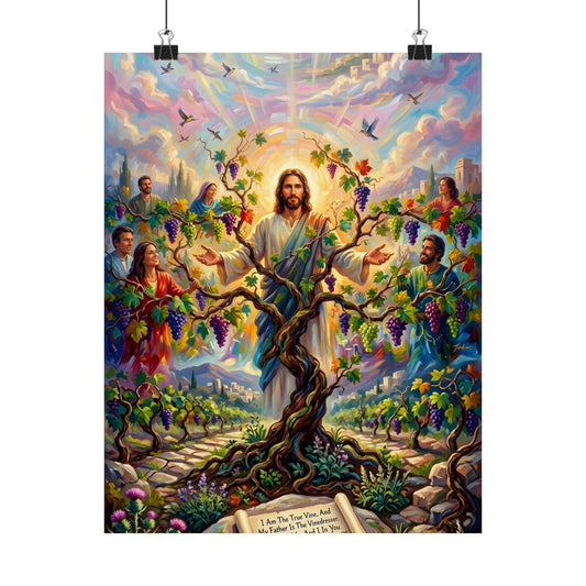 “I Am the True Vine - Abide in My Love” - Poster