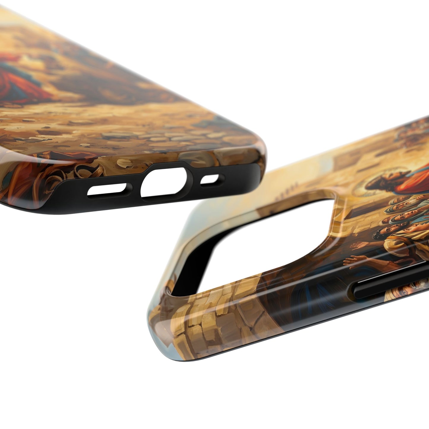“He Opened My Eyes - Jesus Heals the Blind Man” - Phone Case