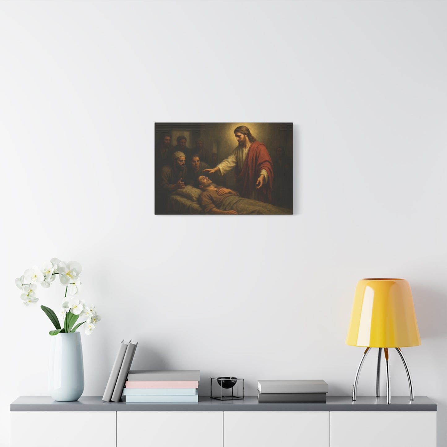 “Rise and Walk – Jesus Heals the Paralyzed Man” - Canvas Art