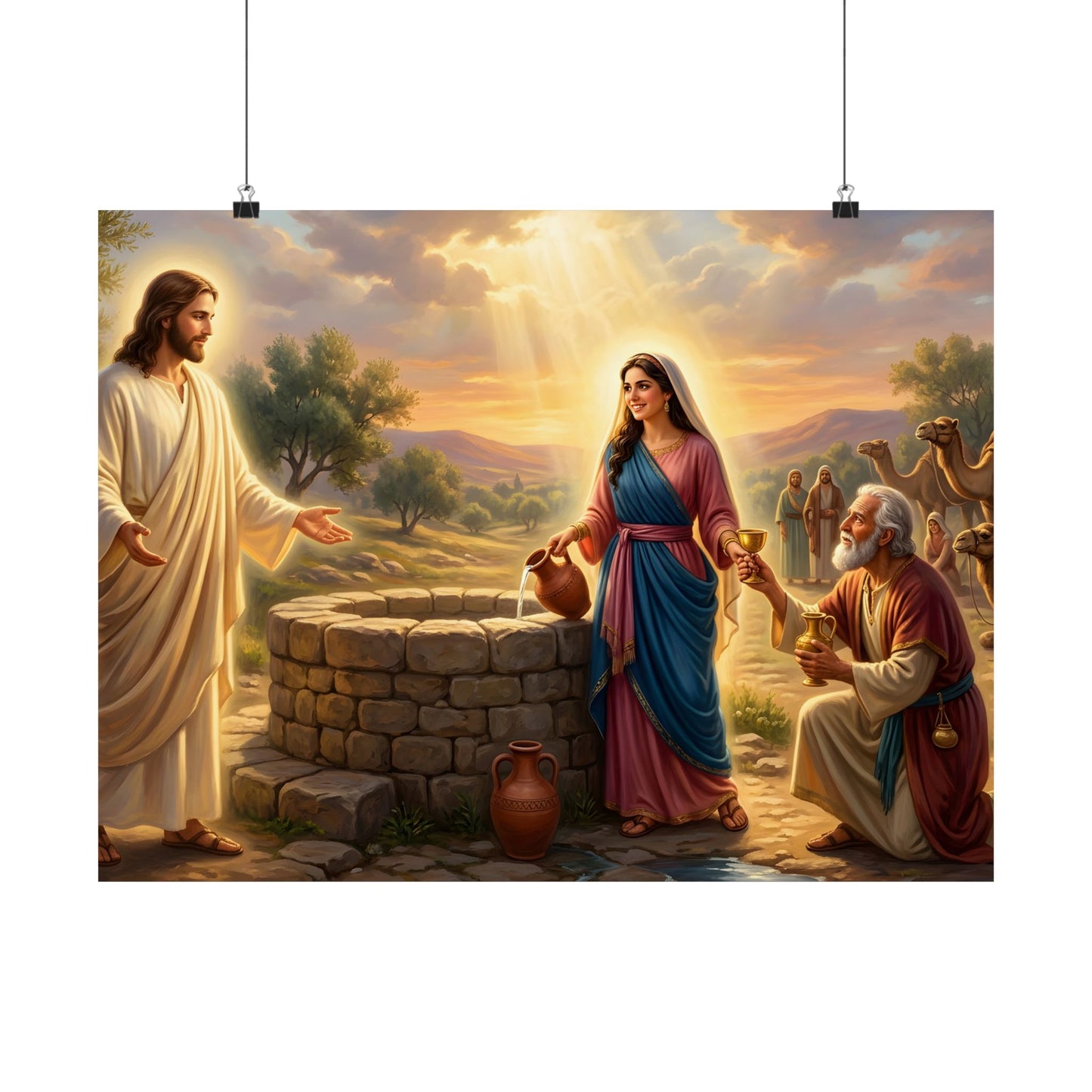 “Providence Unveiled - Rebekah at the Well” - Poster
