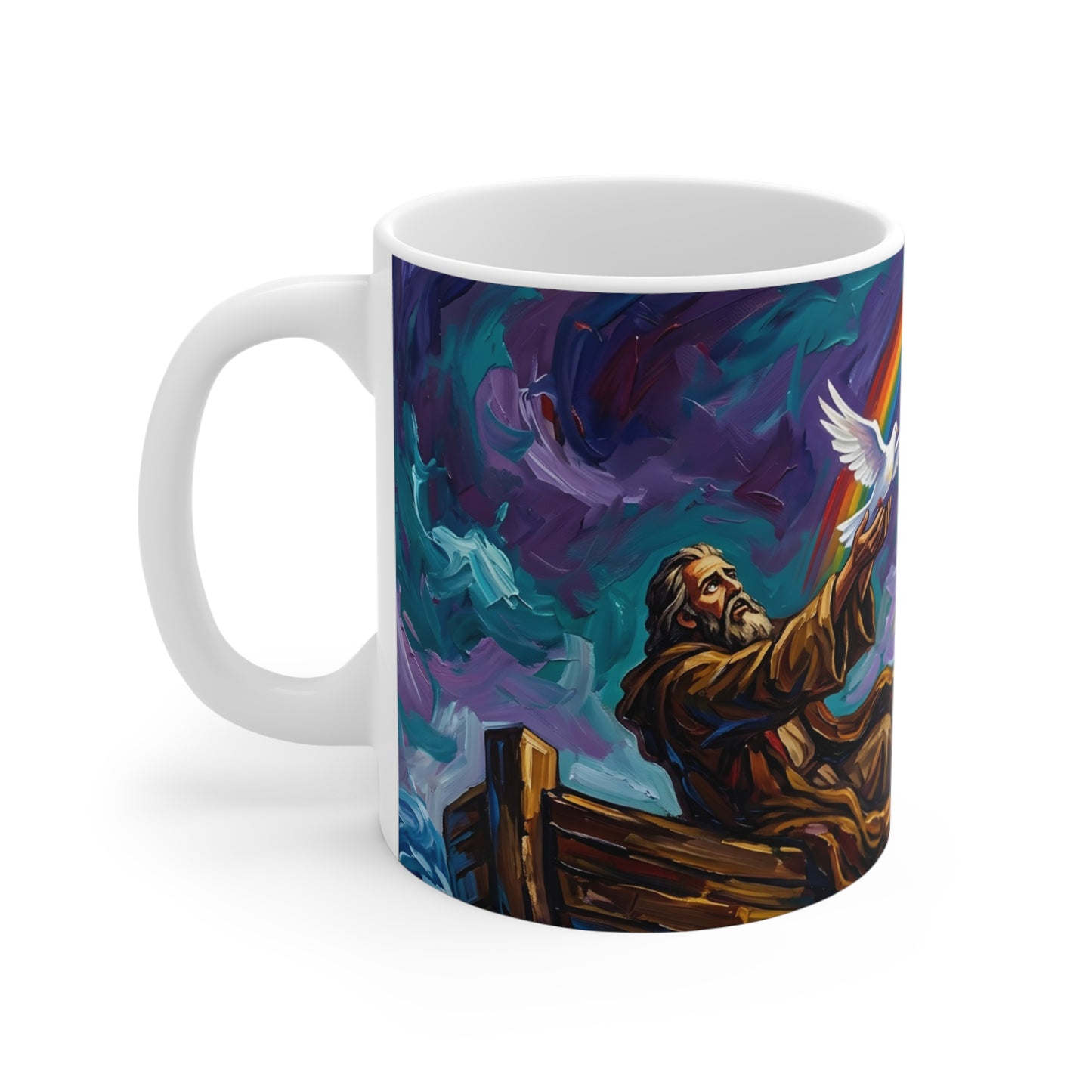 “Covenant of Hope - Noah Releases the Dove” - Coffee Mug