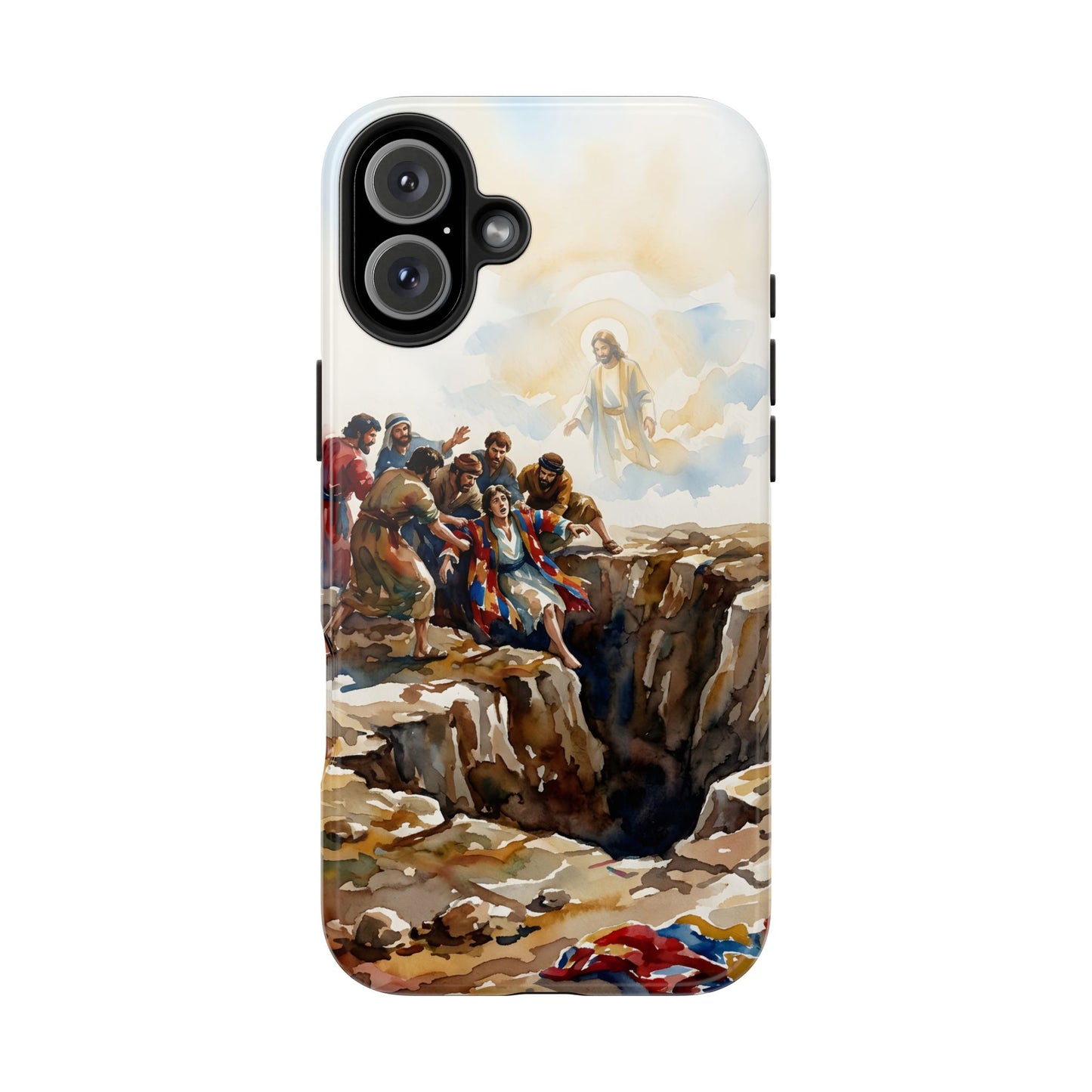 “Betrayal and Providence - Joseph in the Pit” - Phone Case