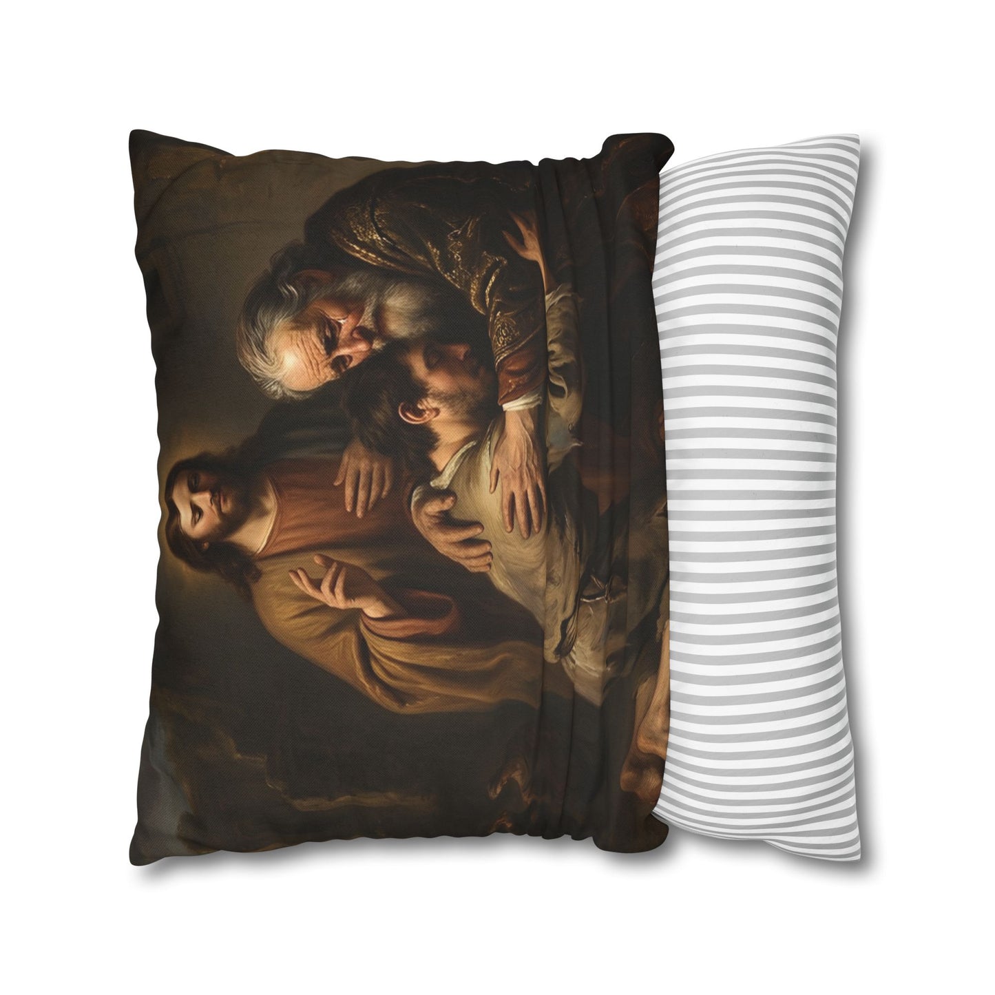 The prodigal son running toward his father - Pillowcase