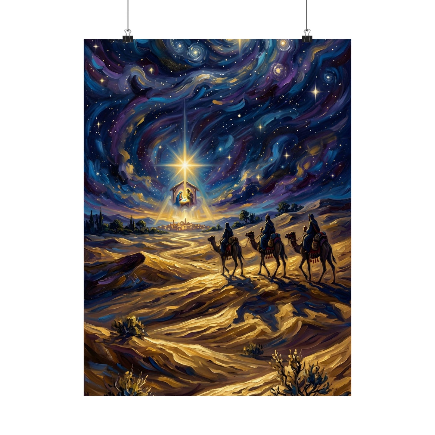 “Journey to Bethlehem - Wise Men Follow the Star” - Poster