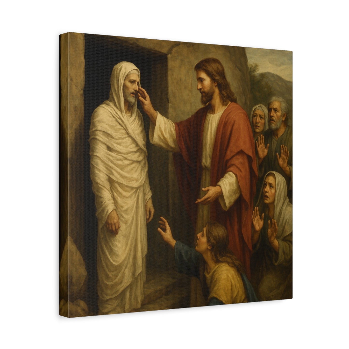 “Jesus Raises Lazarus from the Dead – John 11:1–46” - Canvas Art