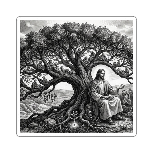 “Mighty Sheltering Tree - Parable of the Kingdom” - Sticker