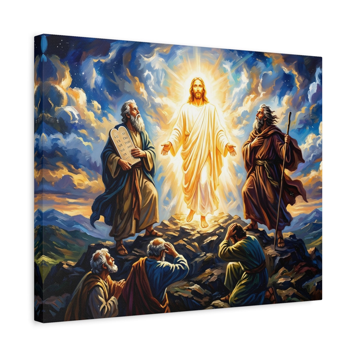 “Glorious Light - The Transfiguration of Jesus” - Canvas Art