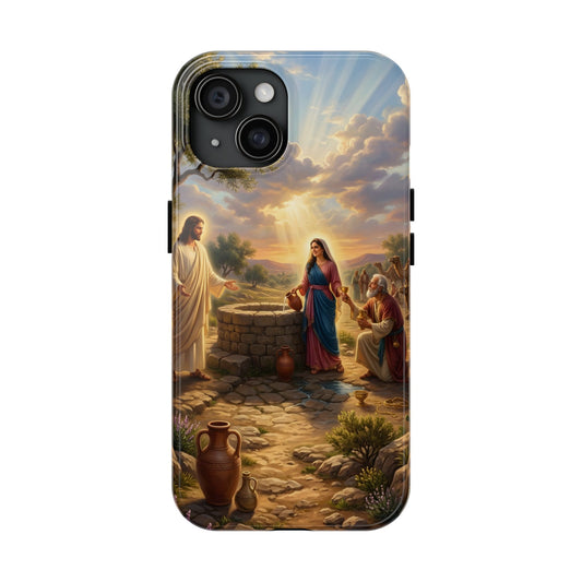 “Providence Unveiled - Rebekah at the Well” - Phone Case