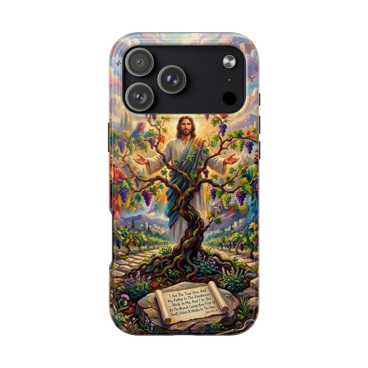 “I Am the True Vine - Abide in My Love” - Phone Case