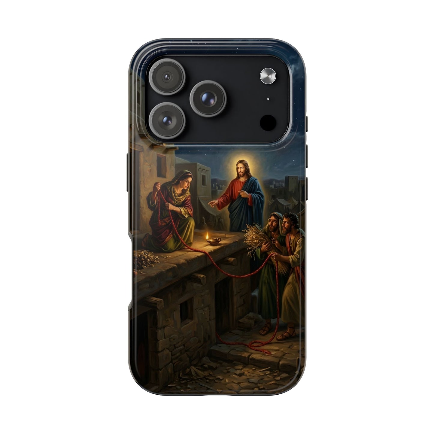 “Scarlet Cord - Rahab and the Spies” - Phone Case