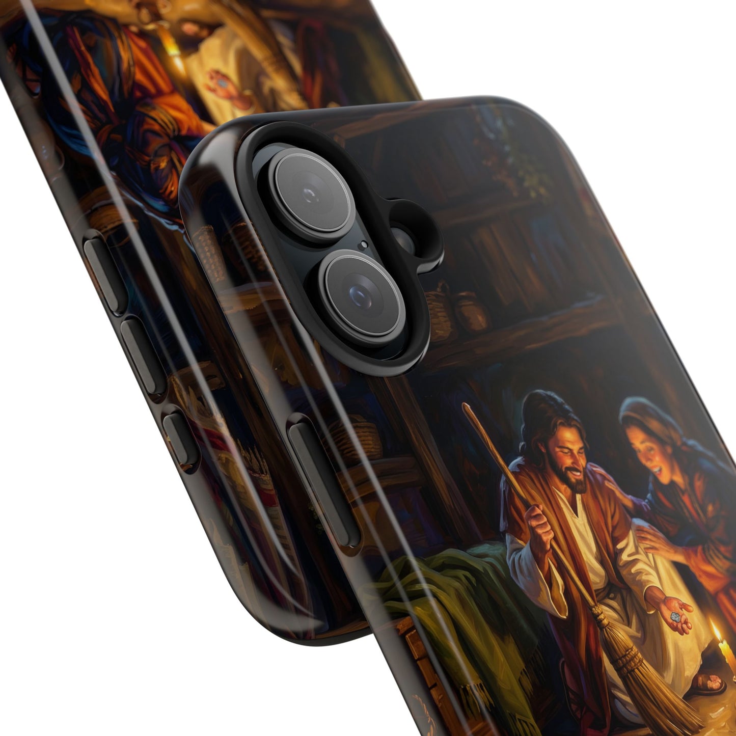 “Lost and Found - The Sweeping Woman of Luke 15” - Phone Case