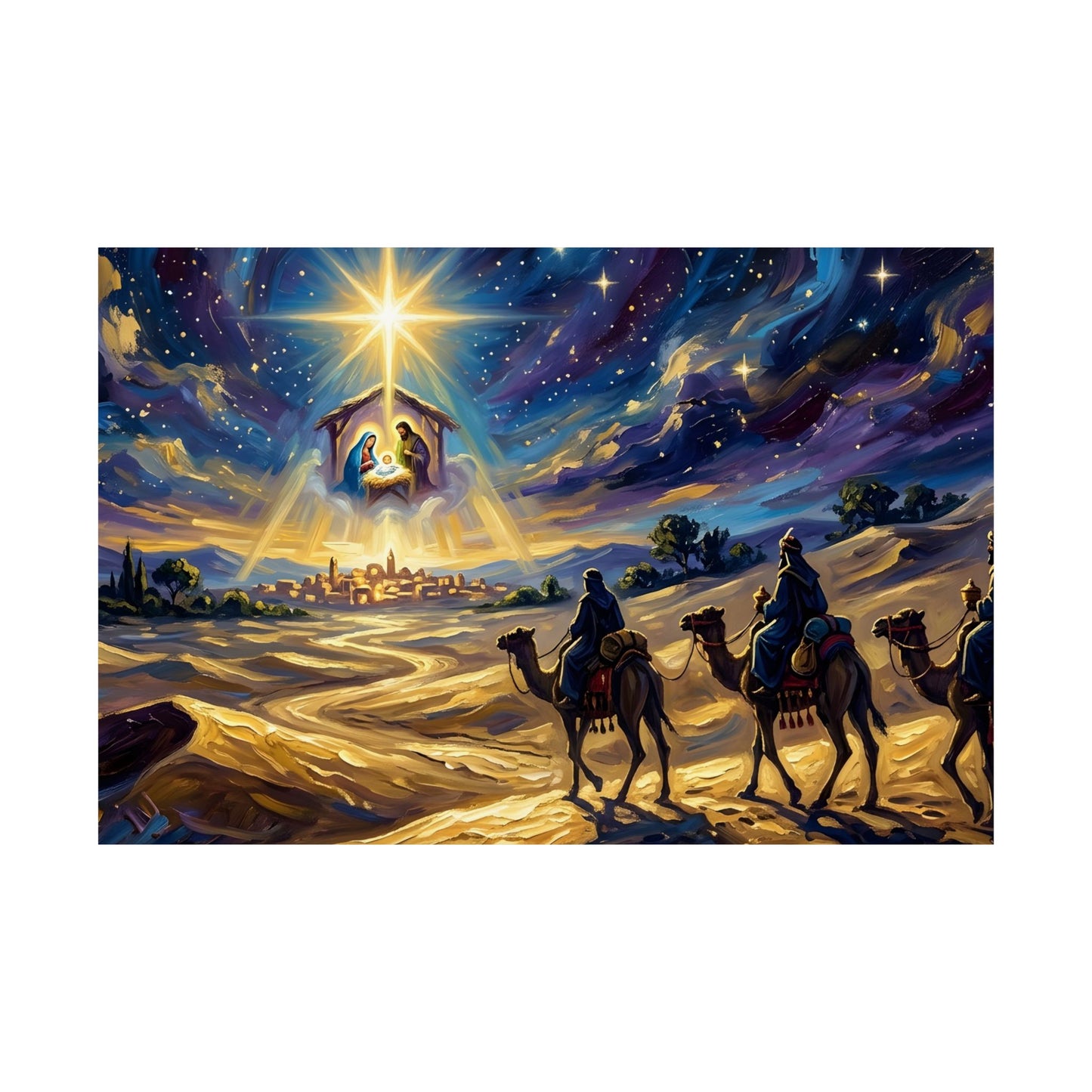 “Journey to Bethlehem - Wise Men Follow the Star” - Poster