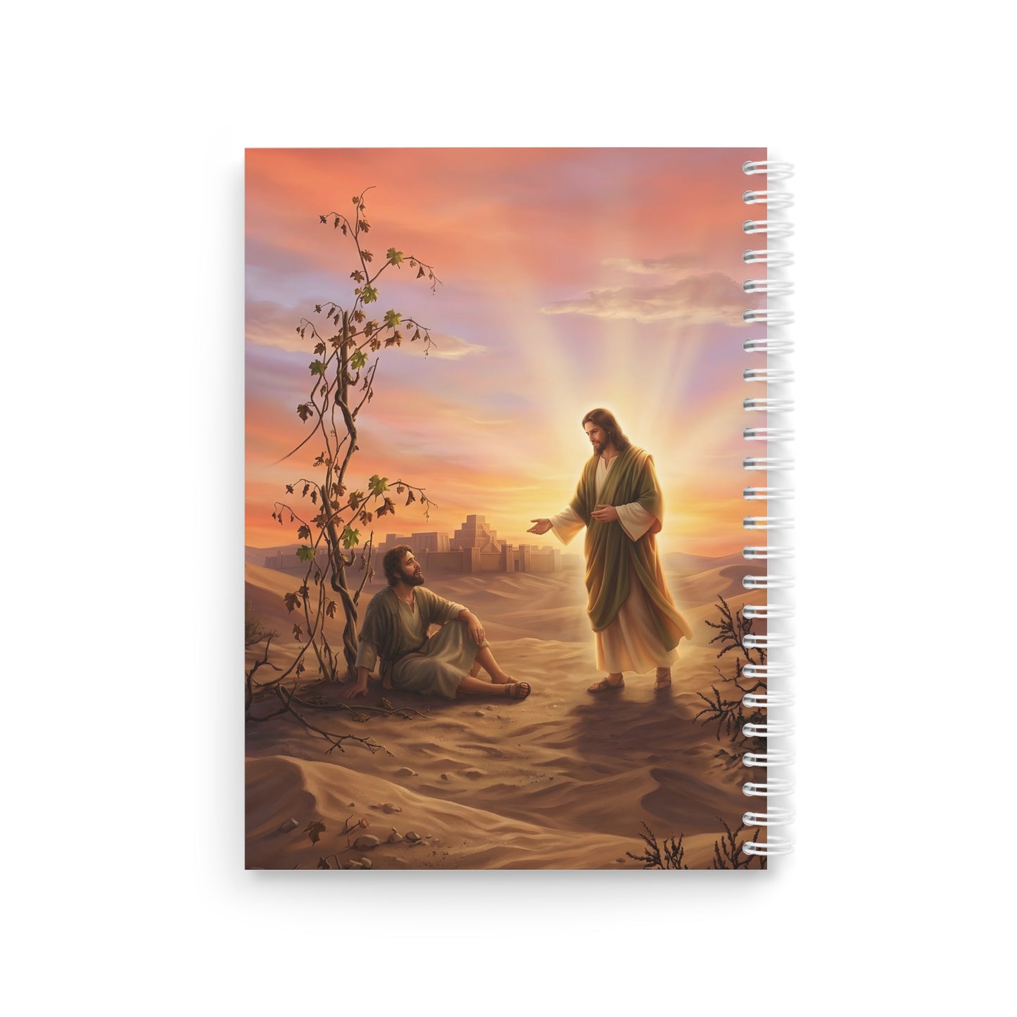 “Withered Vine - Jonah's Lesson in Mercy” - Spiral Notebook