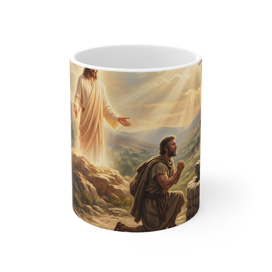 “Fourteen Years for Love - Jacob and Rachel” - Coffee Mug