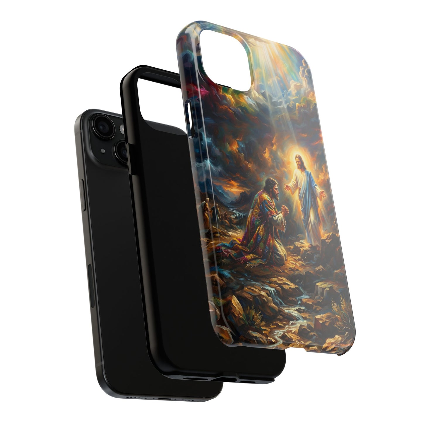 “Coat of Many Colors - Joseph's Enduring Faith” - Phone Case