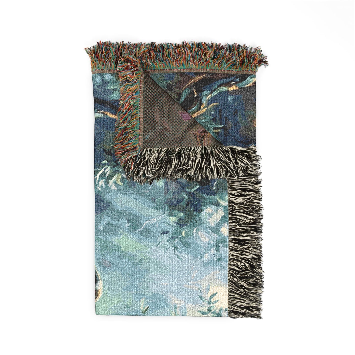 “Thy Will Be Done - Gethsemane Moonlight Prayer” - Woven Blanket