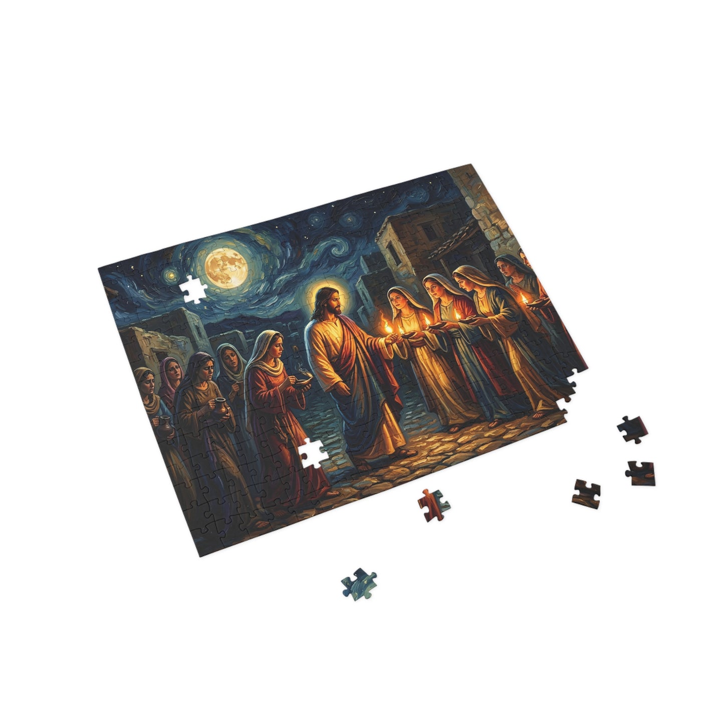 “Be Ready - Ten Virgins in Midnight Darkness” - Jigsaw Puzzle