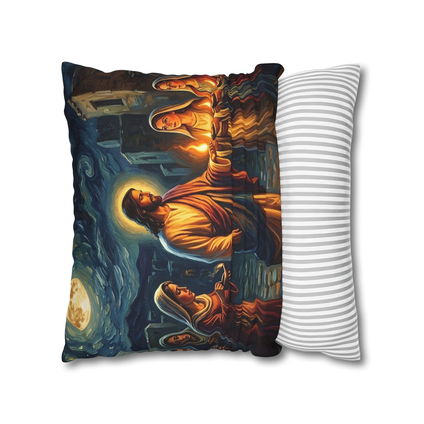 “Be Ready - Ten Virgins in Midnight Darkness” - Pillowcase