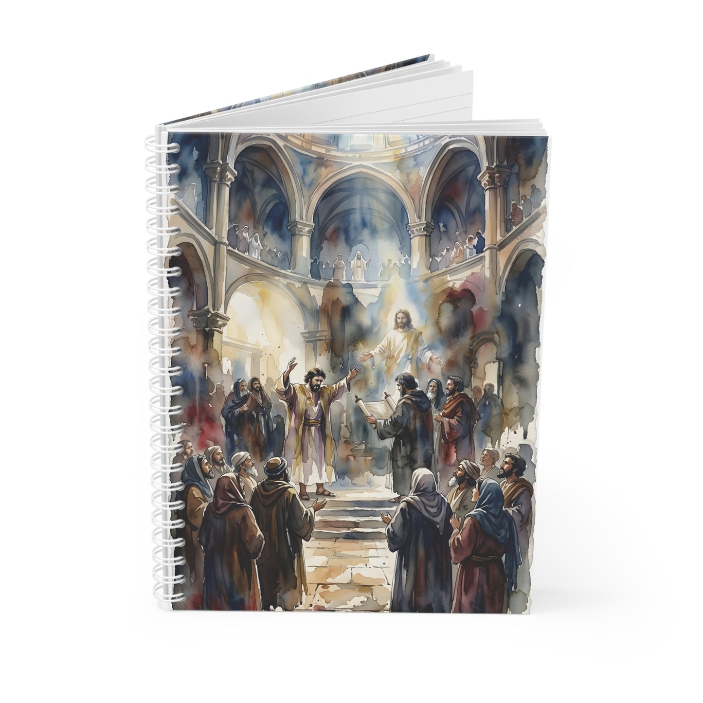 “Hearts Unveiled - Josiah's Repentance” - Spiral Notebook