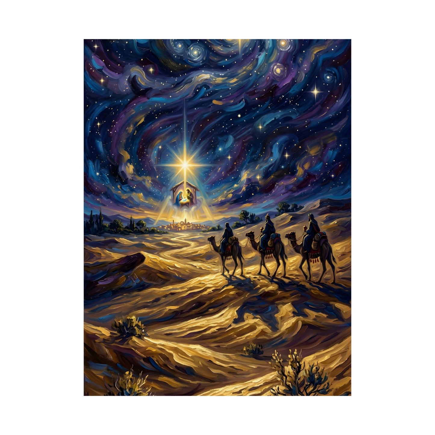 “Journey to Bethlehem - Wise Men Follow the Star” - Poster
