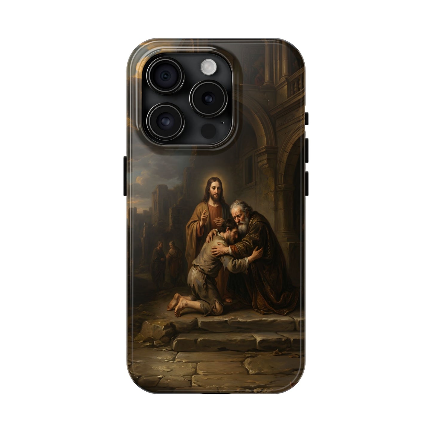 The prodigal son running toward his father - Phone Case